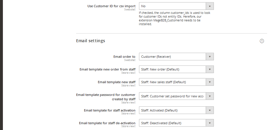 Admin - Staff Configuration 3